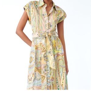 Zara - Paisley Midi Dress - Small - NWT